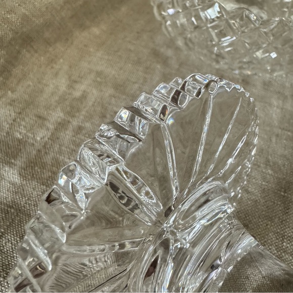 Galway Claddagh Ring Etched Hands crystal candle globe - Picture 11 of 13